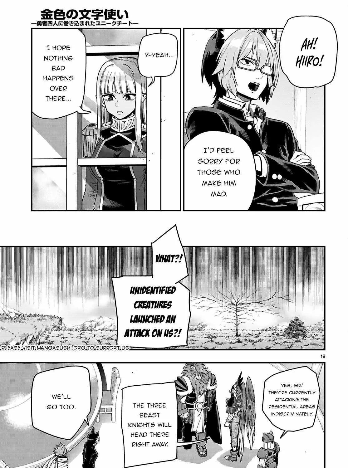 Konjiki No Moji Tsukai - Yuusha Yonin Ni Makikomareta Unique Cheat Chapter 111 page 40 - 