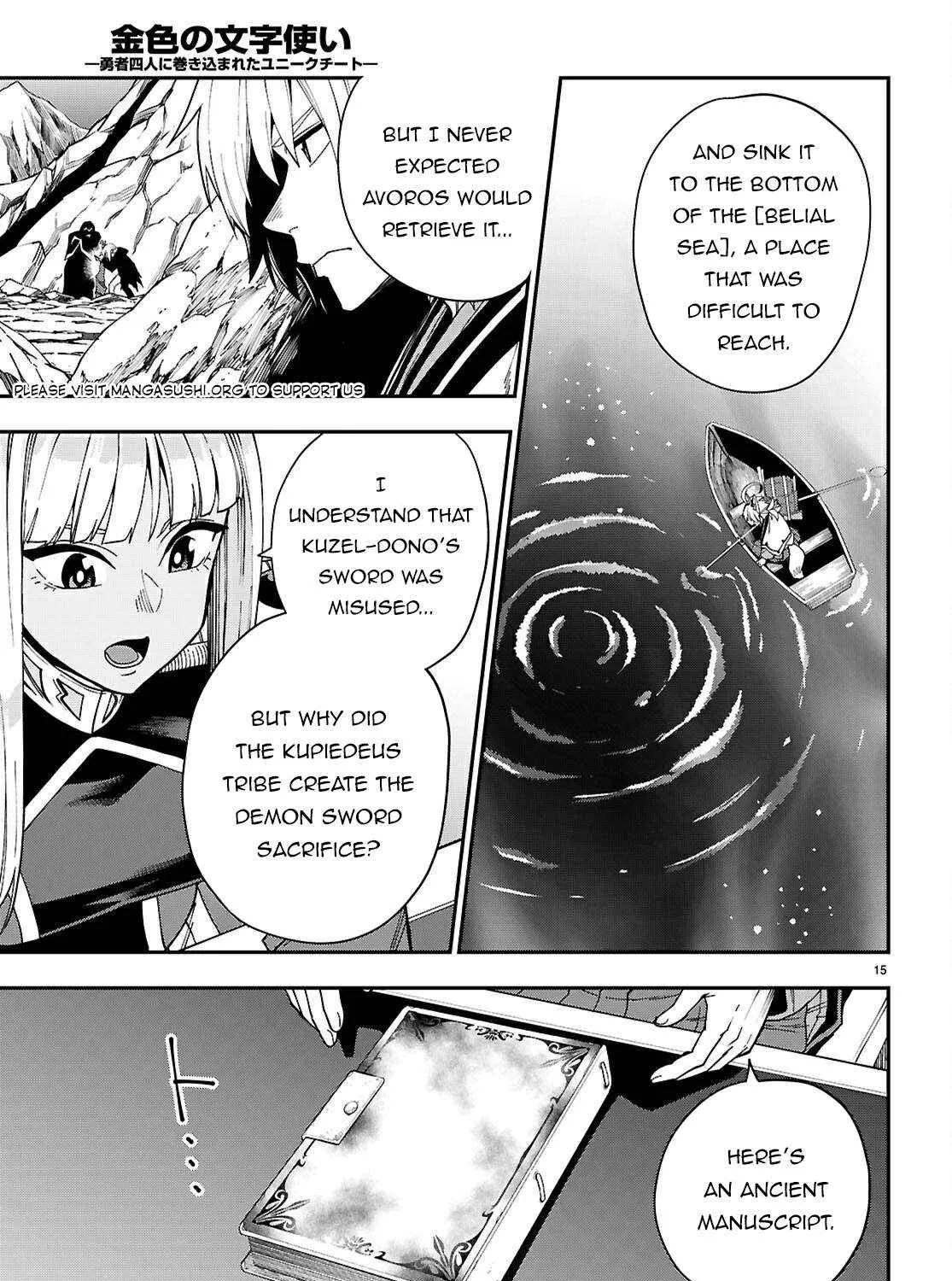 Konjiki No Moji Tsukai - Yuusha Yonin Ni Makikomareta Unique Cheat Chapter 118 page 32 - 