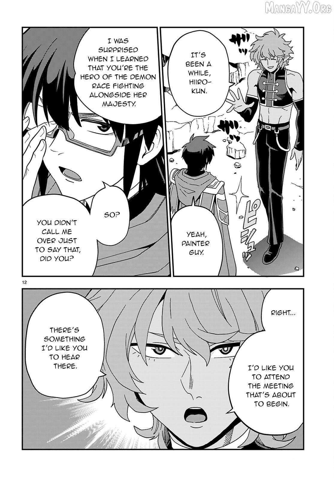 Konjiki No Moji Tsukai - Yuusha Yonin Ni Makikomareta Unique Cheat Chapter 123 page 12 - 