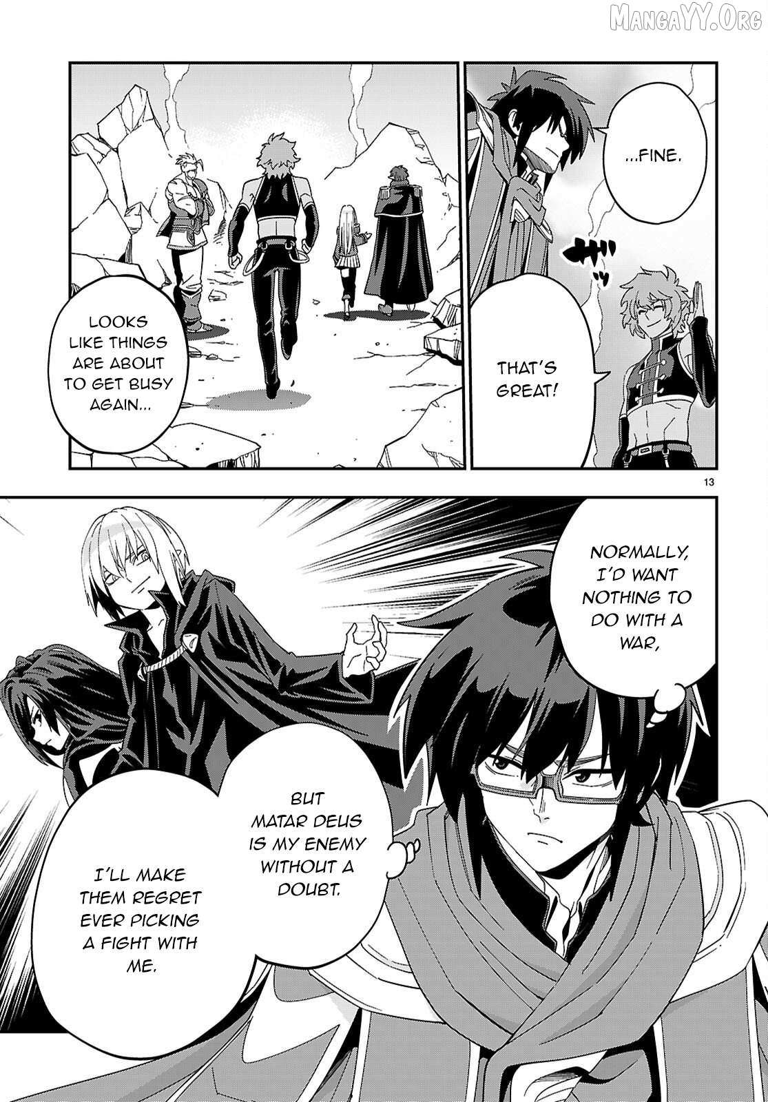 Konjiki No Moji Tsukai - Yuusha Yonin Ni Makikomareta Unique Cheat Chapter 123 page 13 - 