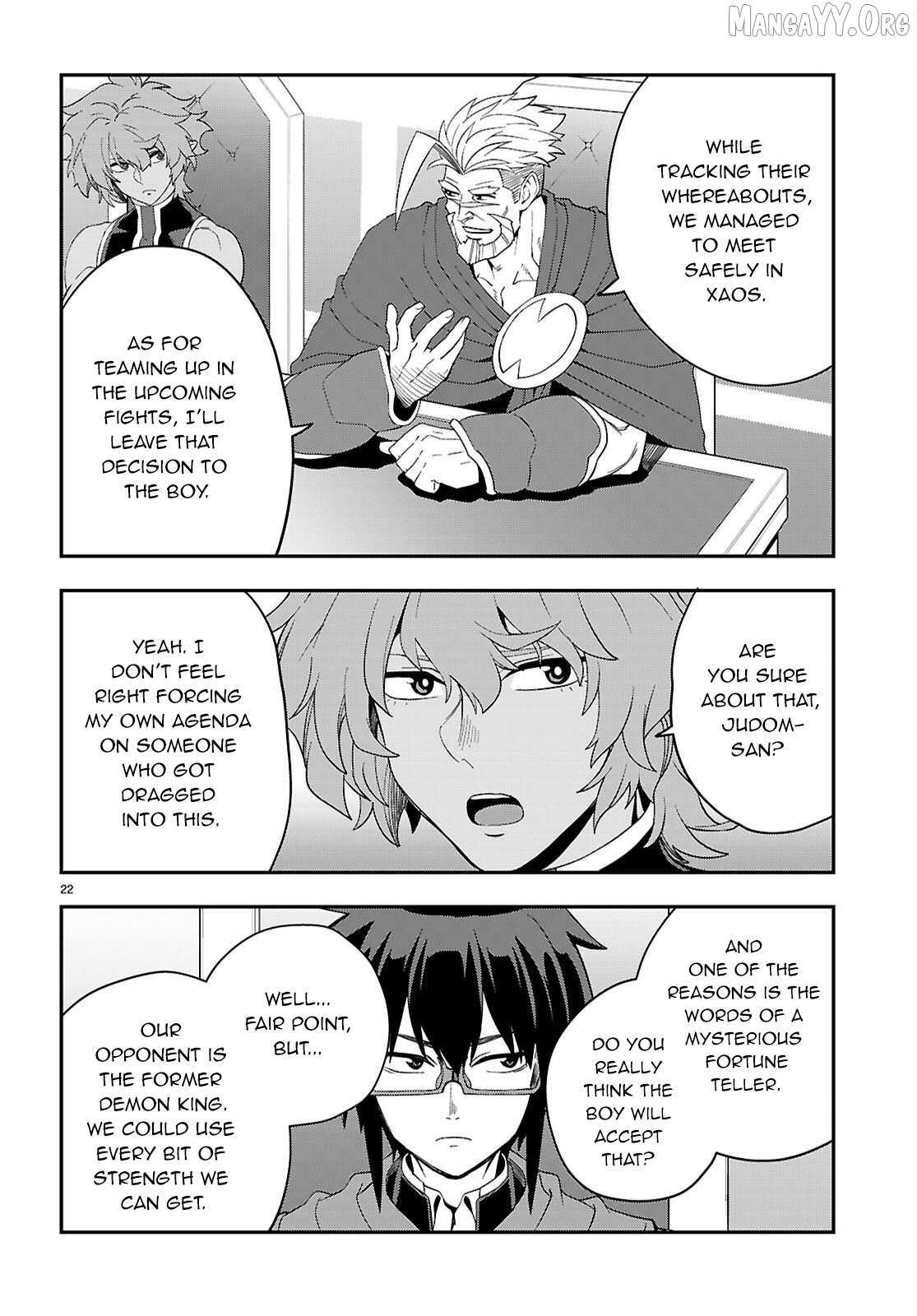 Konjiki No Moji Tsukai - Yuusha Yonin Ni Makikomareta Unique Cheat Chapter 123 page 22 - 