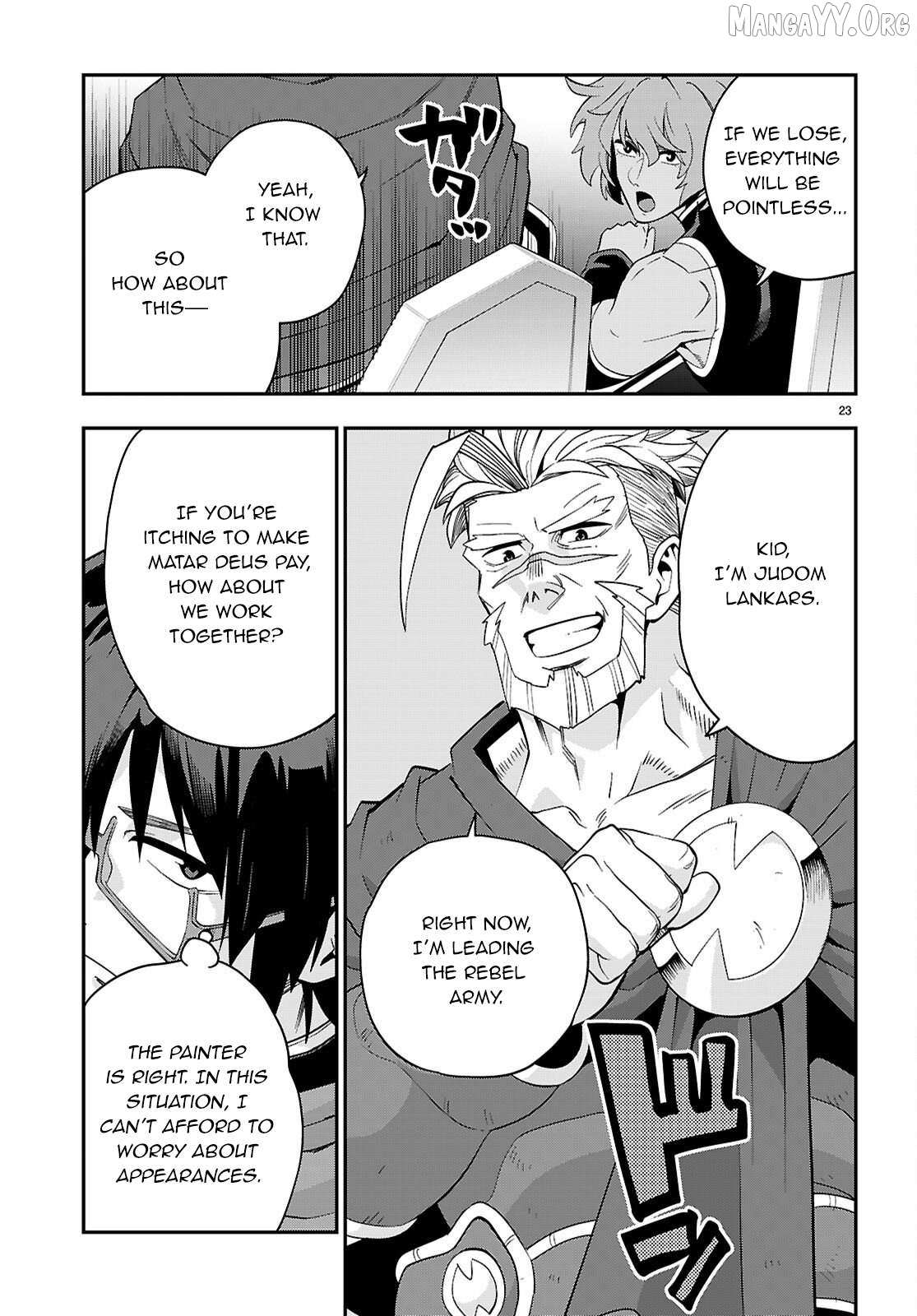 Konjiki No Moji Tsukai - Yuusha Yonin Ni Makikomareta Unique Cheat Chapter 123 page 23 - 