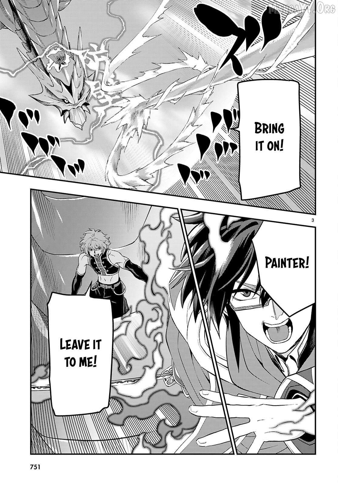 Konjiki No Moji Tsukai - Yuusha Yonin Ni Makikomareta Unique Cheat Chapter 123 page 4 - 