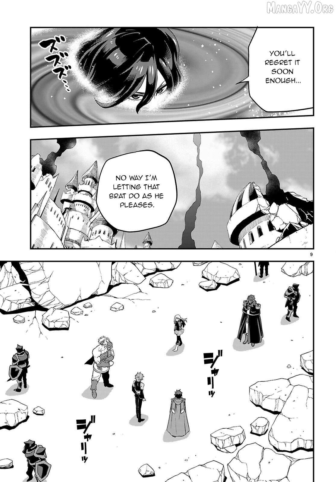 Konjiki No Moji Tsukai - Yuusha Yonin Ni Makikomareta Unique Cheat Chapter 123 page 9 - 