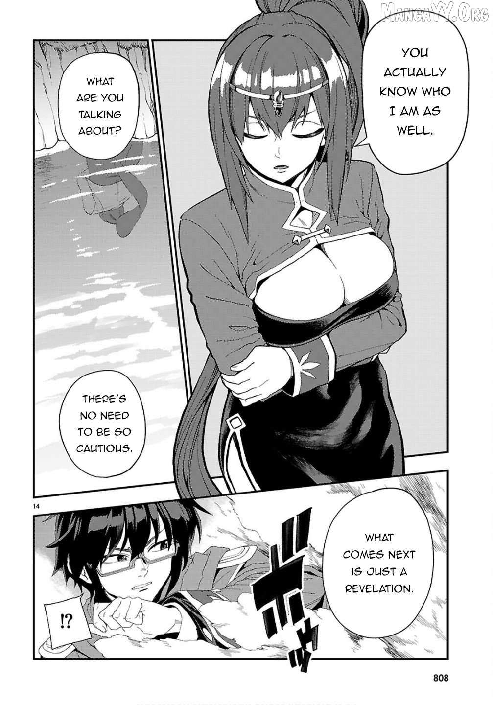 Konjiki No Moji Tsukai - Yuusha Yonin Ni Makikomareta Unique Cheat Chapter 124 page 14 - 