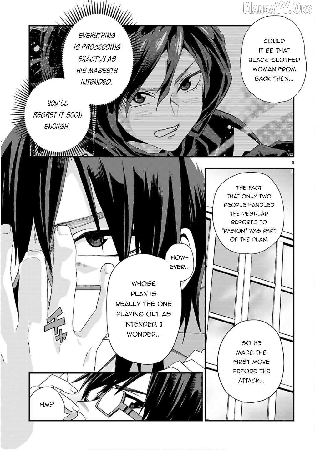 Konjiki No Moji Tsukai - Yuusha Yonin Ni Makikomareta Unique Cheat Chapter 124 page 9 - 