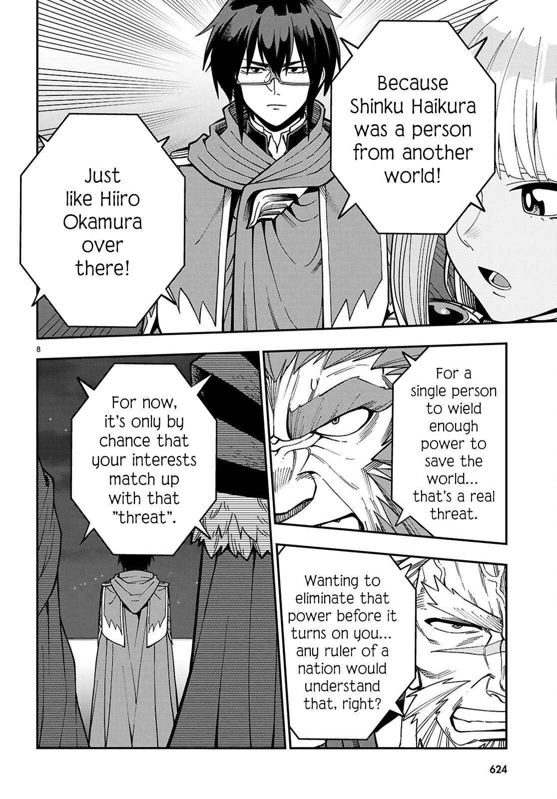 Konjiki No Moji Tsukai - Yuusha Yonin Ni Makikomareta Unique Cheat Chapter 127 page 9 - 