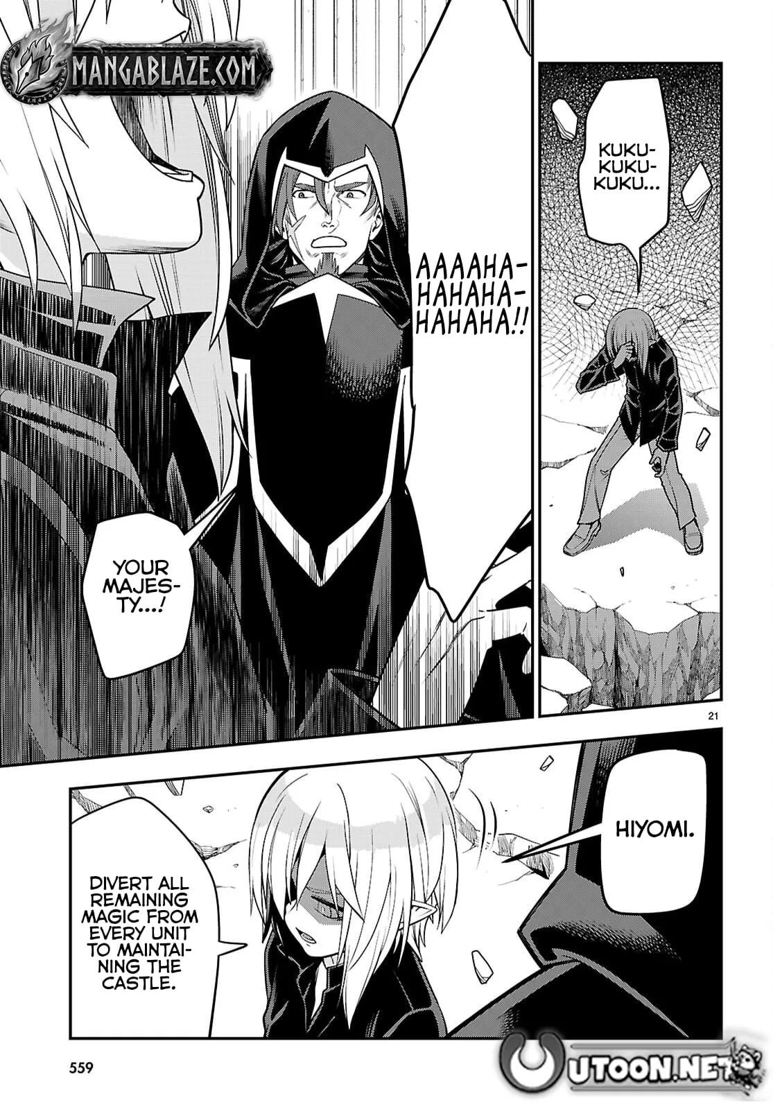 Konjiki No Moji Tsukai - Yuusha Yonin Ni Makikomareta Unique Cheat Chapter 128 page 21 - 