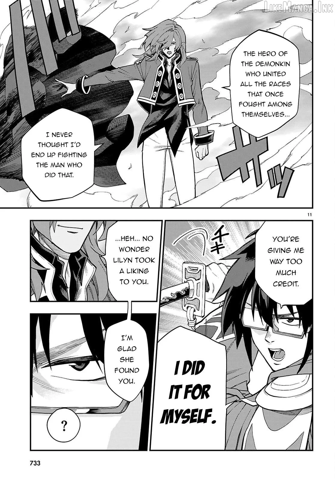 Konjiki No Moji Tsukai - Yuusha Yonin Ni Makikomareta Unique Cheat Chapter 131 page 12 - 