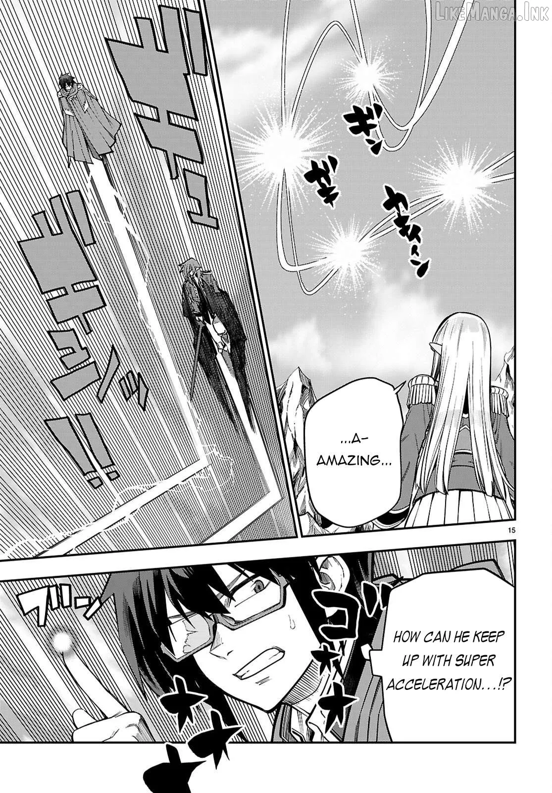 Konjiki No Moji Tsukai - Yuusha Yonin Ni Makikomareta Unique Cheat Chapter 131 page 16 - 
