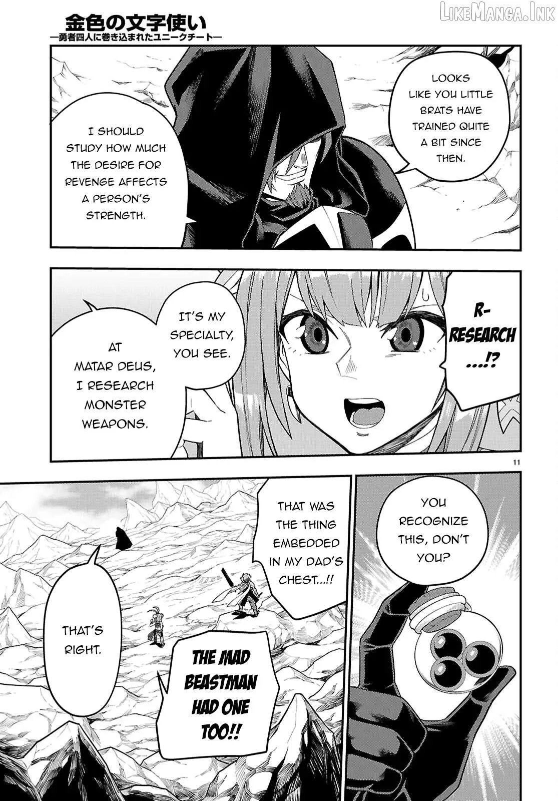 Konjiki No Moji Tsukai - Yuusha Yonin Ni Makikomareta Unique Cheat Chapter 132 page 12 - 