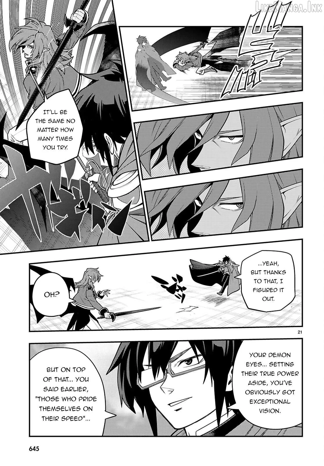 Konjiki No Moji Tsukai - Yuusha Yonin Ni Makikomareta Unique Cheat Chapter 132 page 22 - 