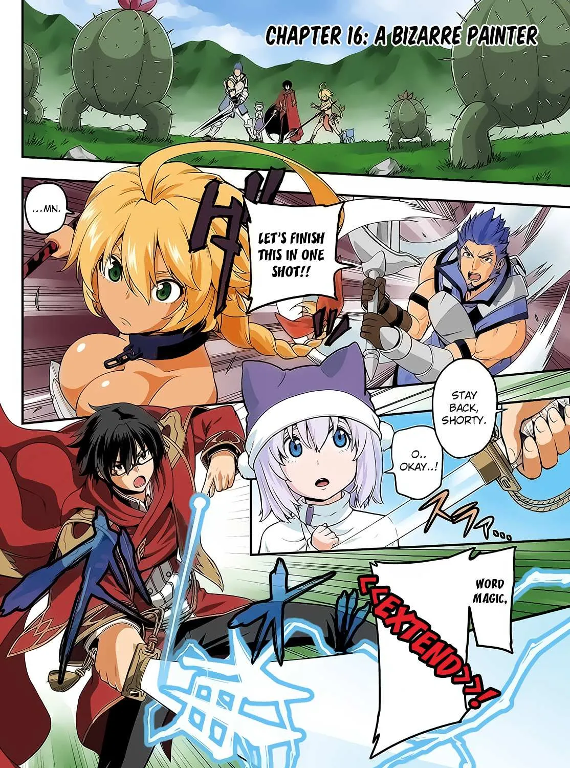 Konjiki No Moji Tsukai - Yuusha Yonin Ni Makikomareta Unique Cheat Chapter 16 page 3 - 