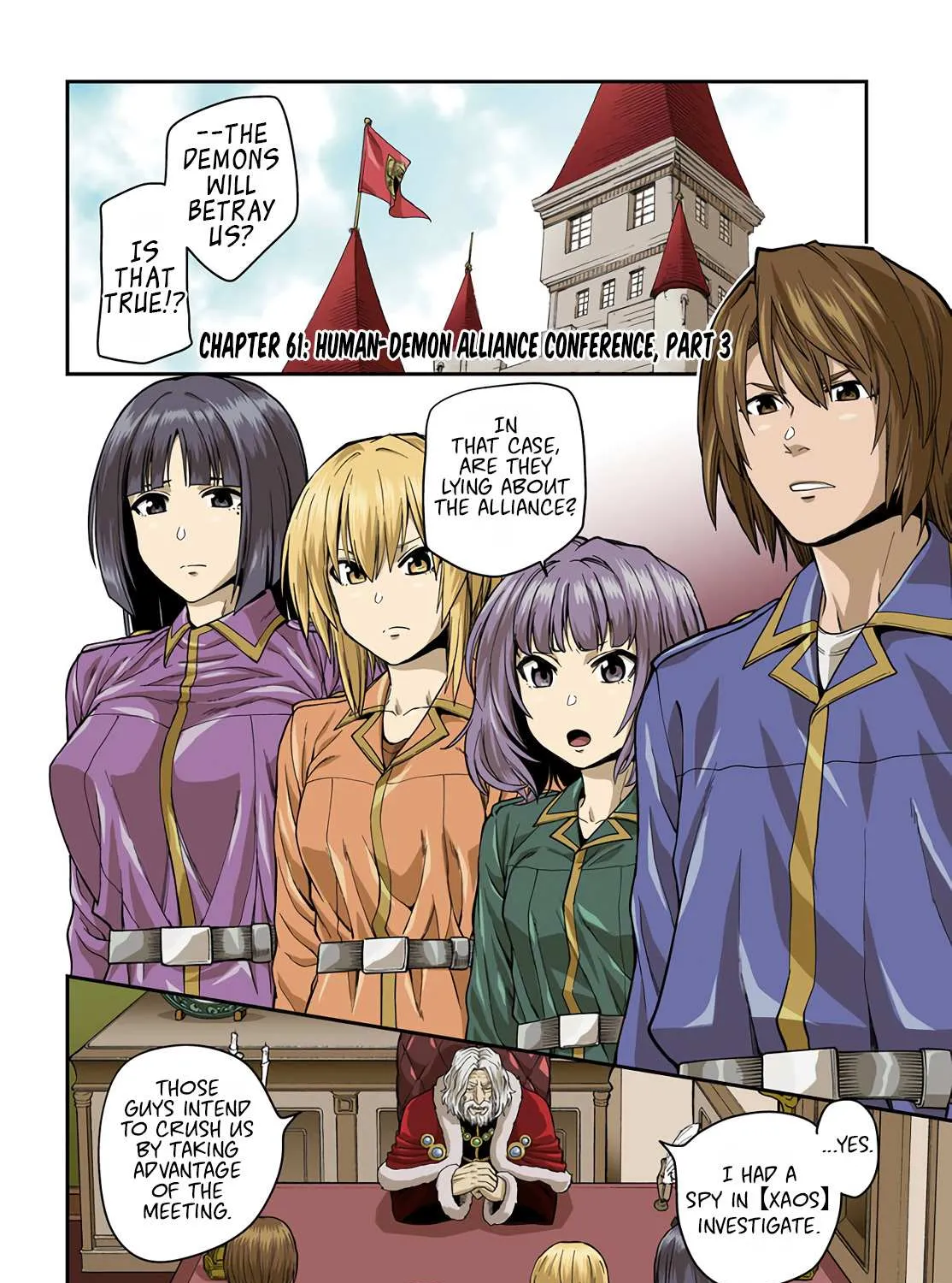 Konjiki No Moji Tsukai - Yuusha Yonin Ni Makikomareta Unique Cheat Chapter 61 page 3 - 