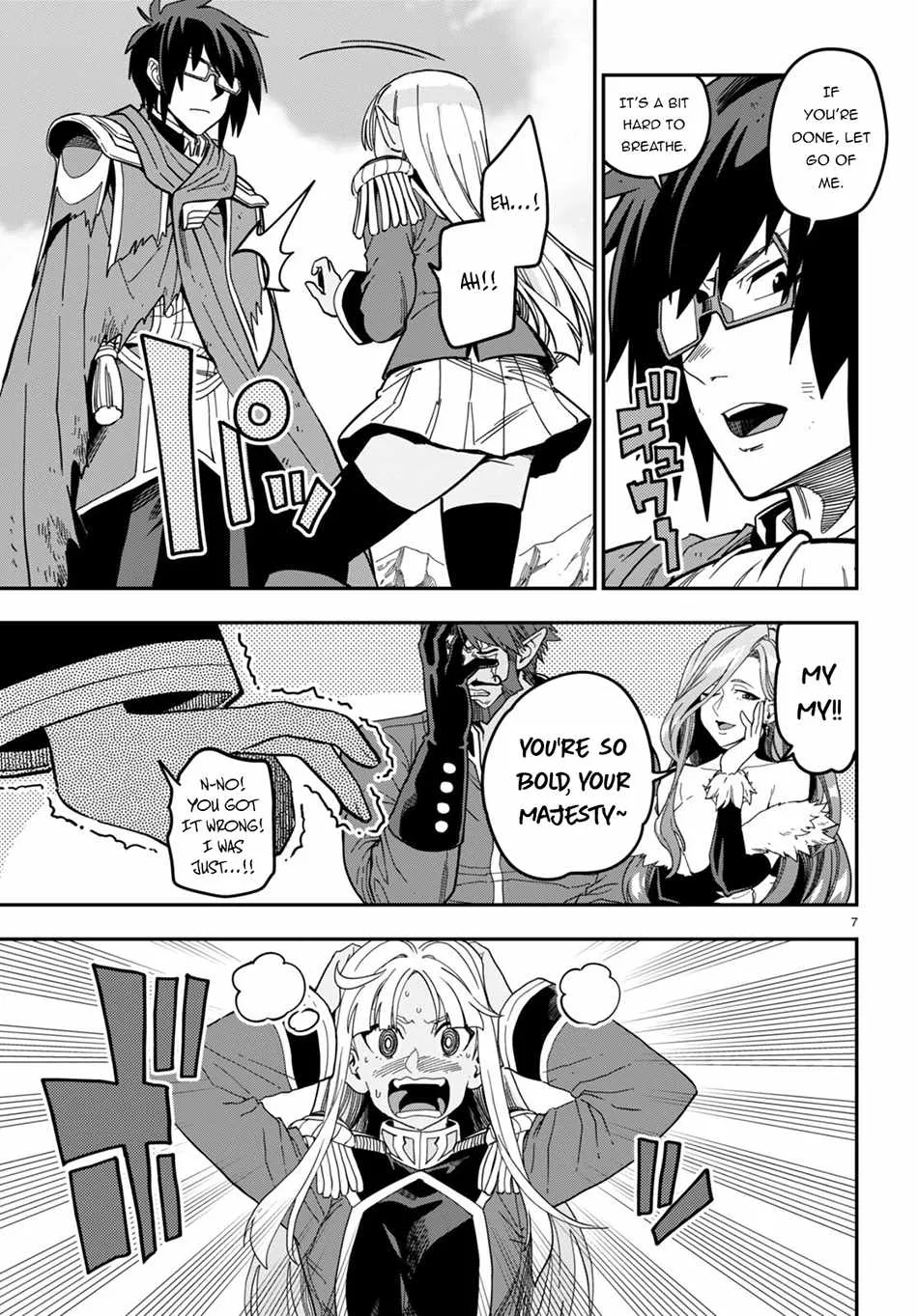 Konjiki No Moji Tsukai - Yuusha Yonin Ni Makikomareta Unique Cheat Chapter 95 page 7 - 