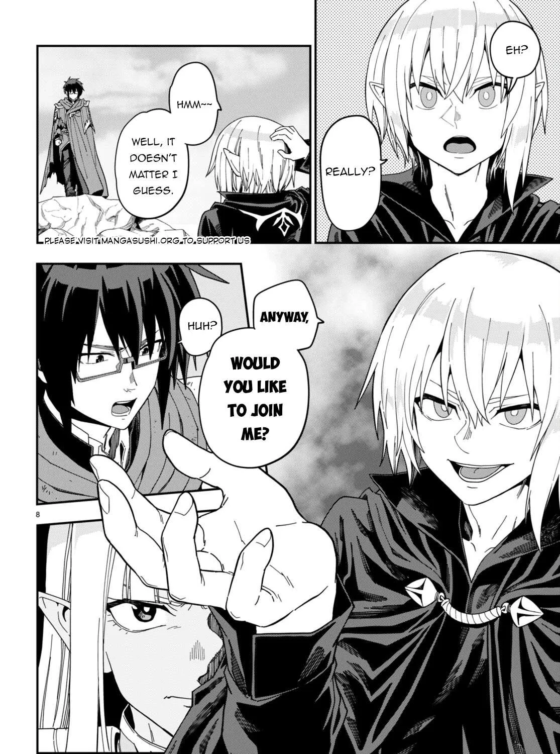 Konjiki No Moji Tsukai - Yuusha Yonin Ni Makikomareta Unique Cheat Chapter 96 page 21 - 