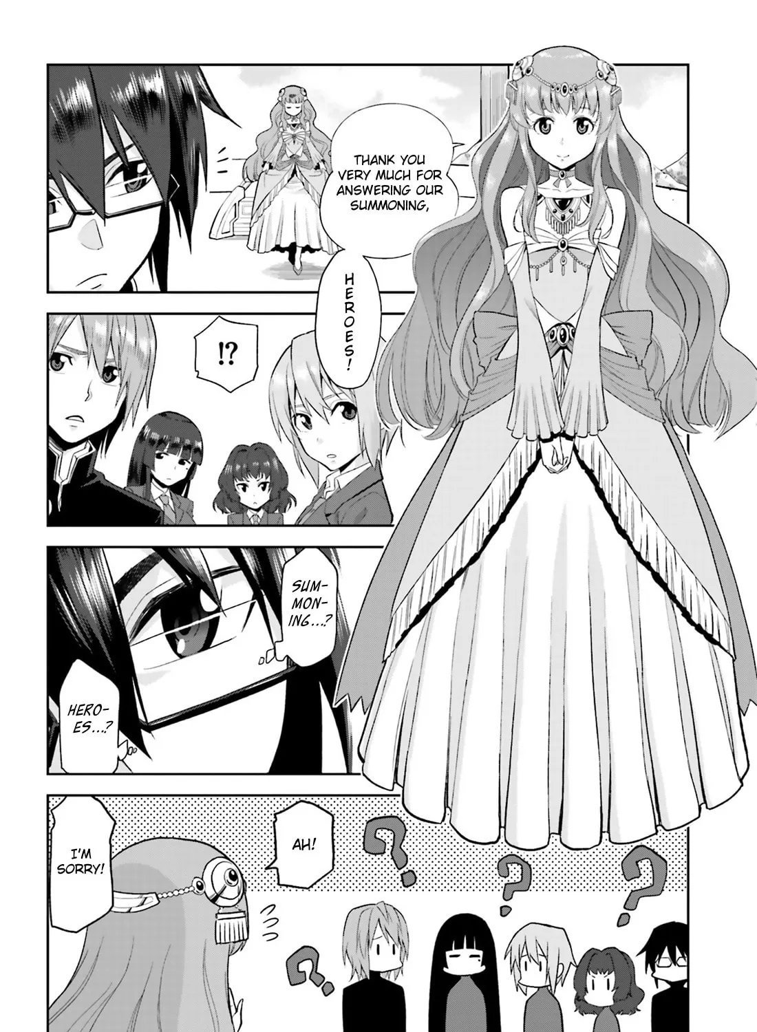 Konjiki no Word Master - Yuusha Yonin ni Makikomareta Unique Cheat Chapter 1 page 14 - 