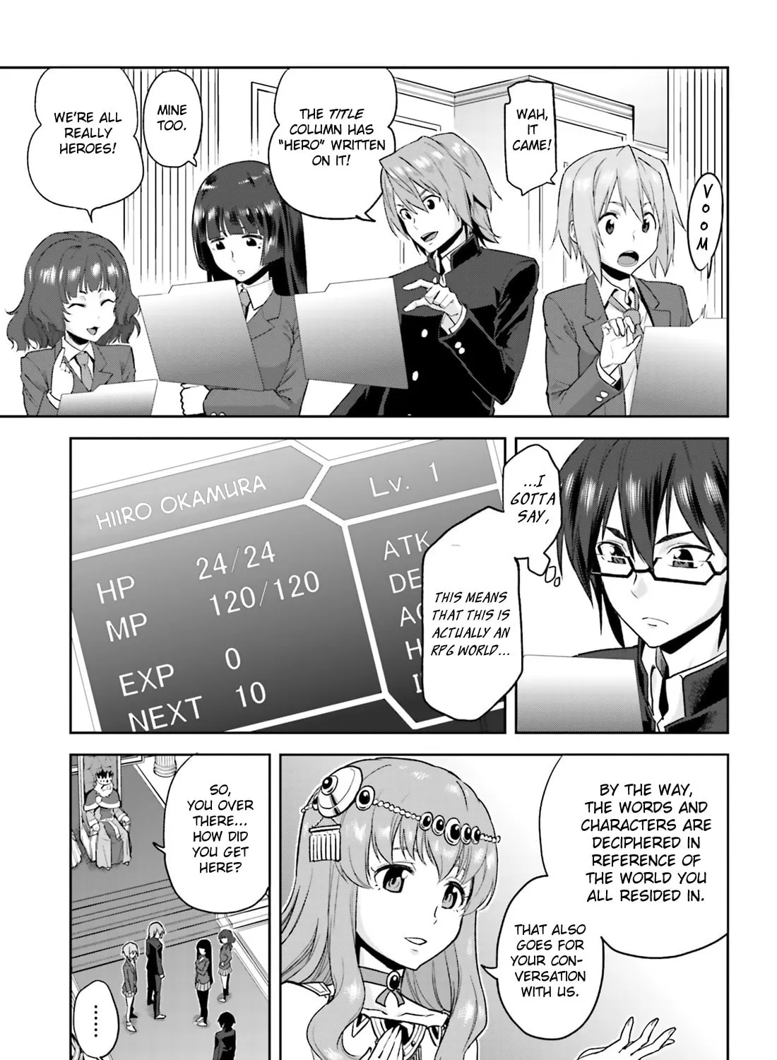 Konjiki no Word Master - Yuusha Yonin ni Makikomareta Unique Cheat Chapter 1 page 30 - 