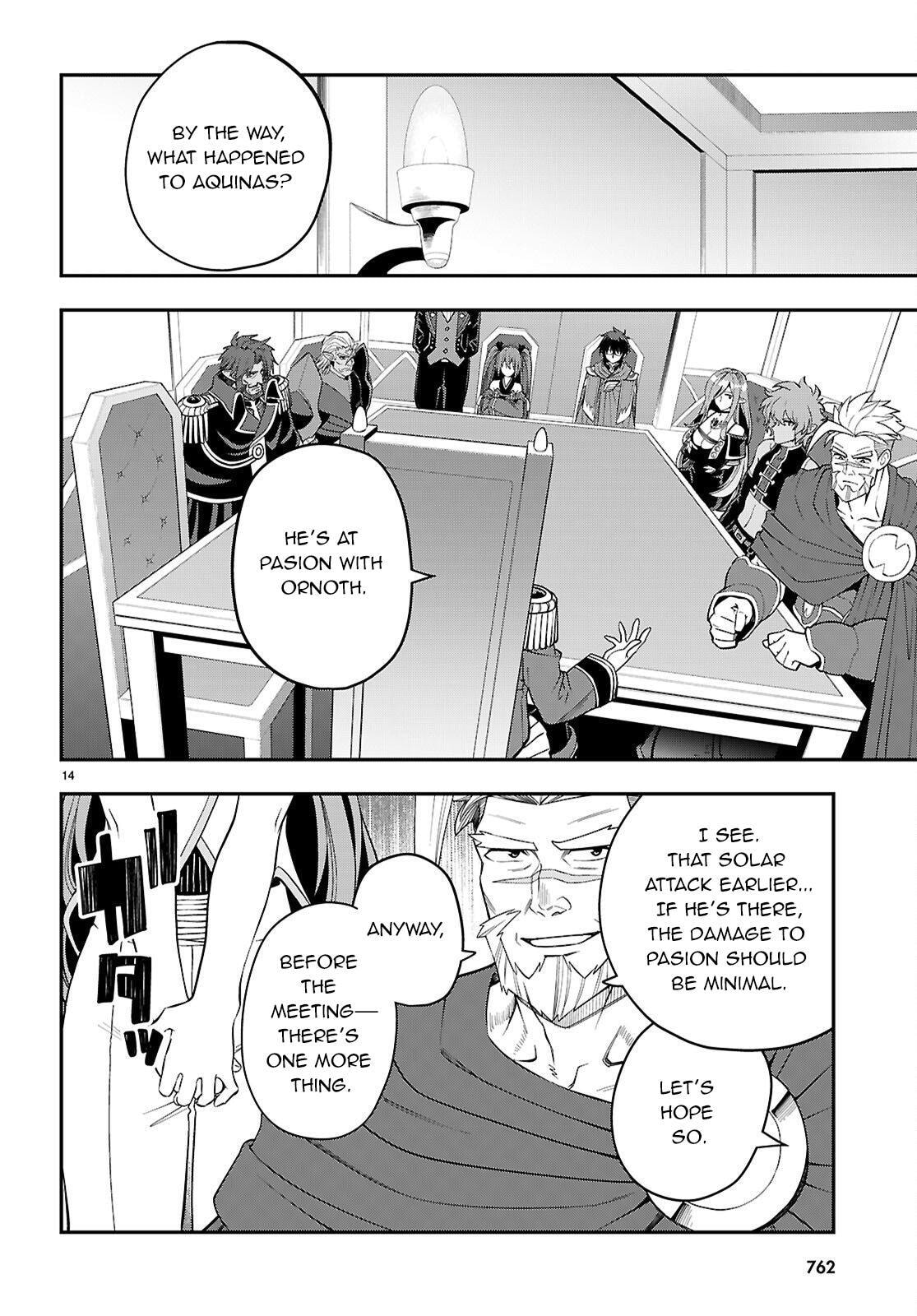 Konjiki no Word Master - Yuusha Yonin ni Makikomareta Unique Cheat Chapter 123 page 14 - 