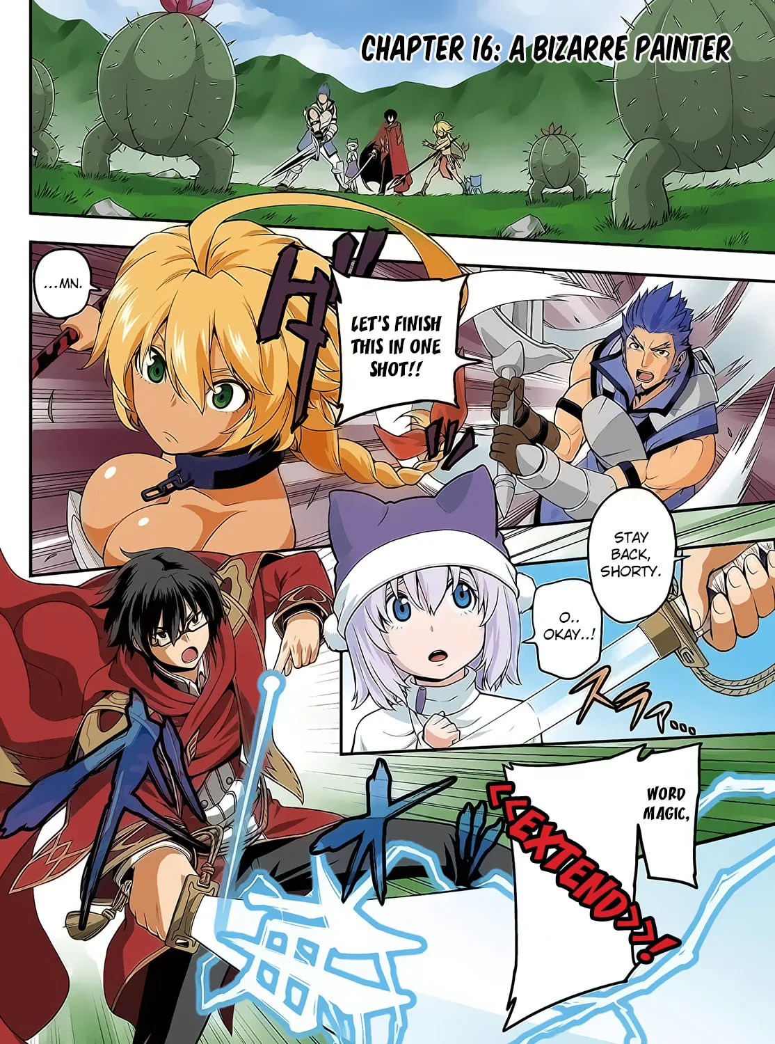Konjiki no Word Master - Yuusha Yonin ni Makikomareta Unique Cheat Chapter 16 page 3 - 
