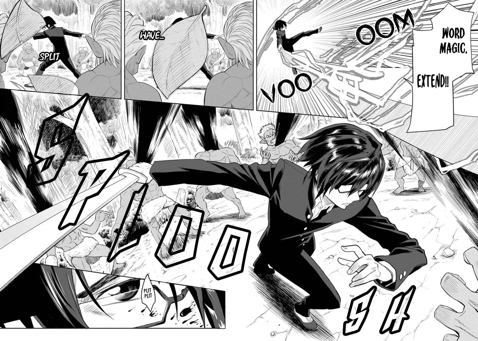Konjiki no Word Master - Yuusha Yonin ni Makikomareta Unique Cheat Chapter 3 page 14 - 