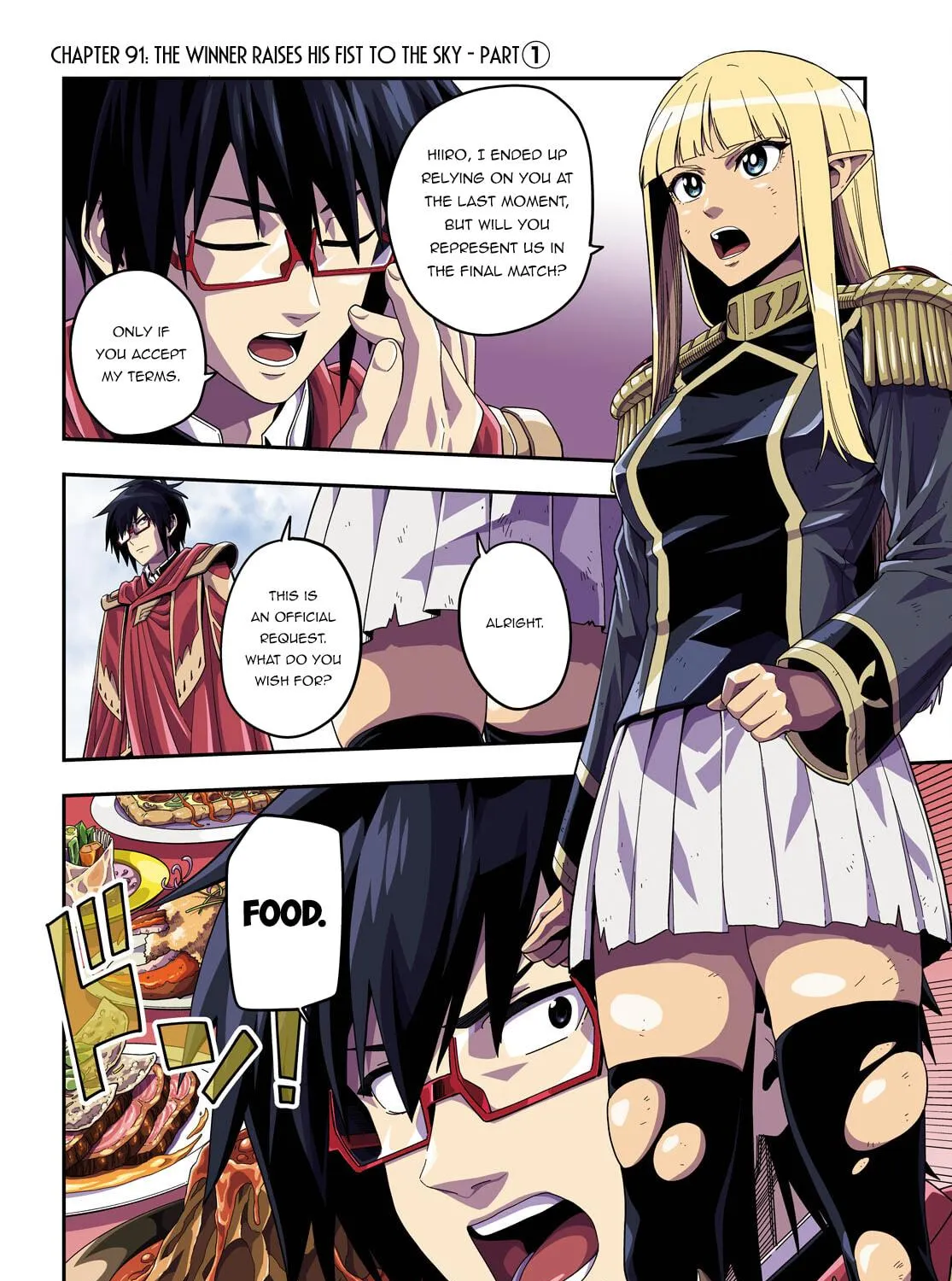 Konjiki no Word Master - Yuusha Yonin ni Makikomareta Unique Cheat Chapter 91 page 5 - 