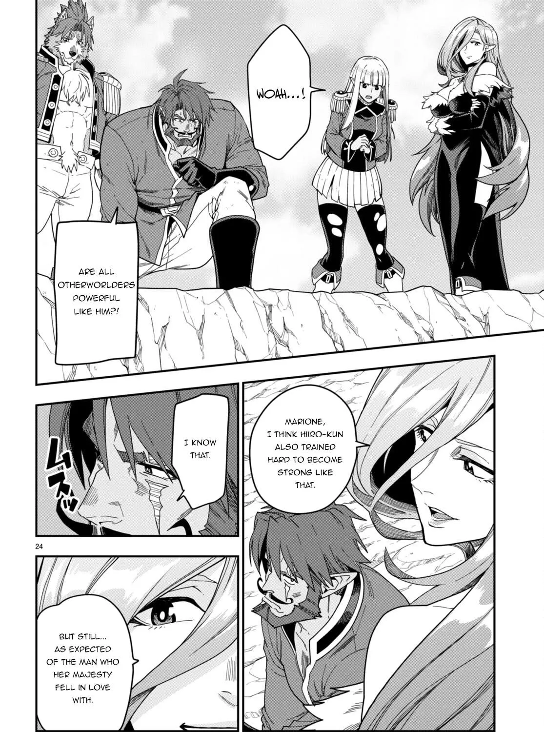 Konjiki no Word Master - Yuusha Yonin ni Makikomareta Unique Cheat Chapter 92 page 49 - 