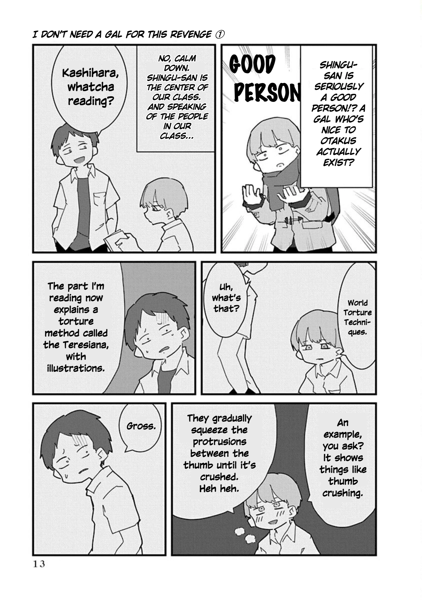 Kono Fukushuu ni Gyaru wa Iranai Chapter 1 page 15 - 