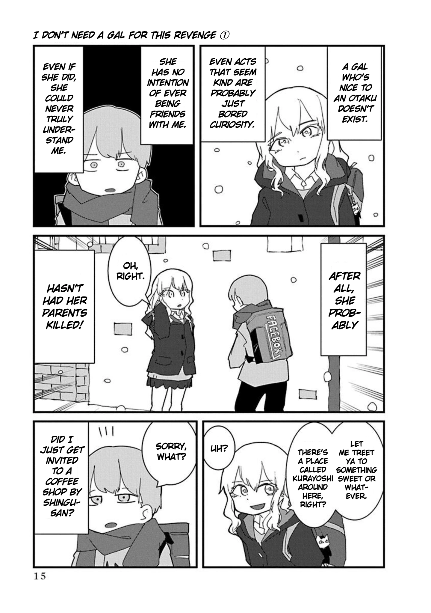 Kono Fukushuu ni Gyaru wa Iranai Chapter 1 page 17 - 