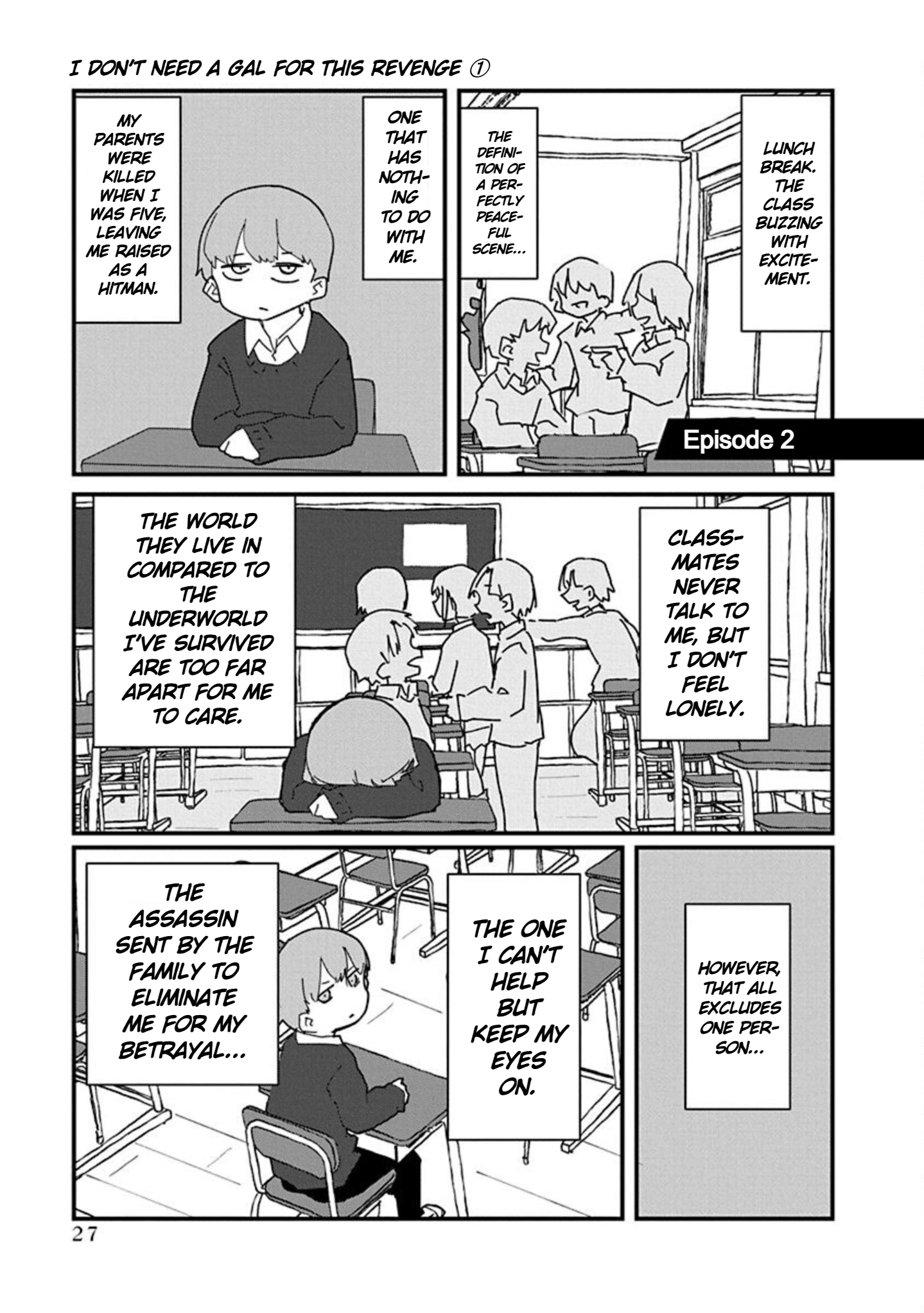 Kono Fukushuu ni Gyaru wa Iranai Chapter 2 page 1 - 