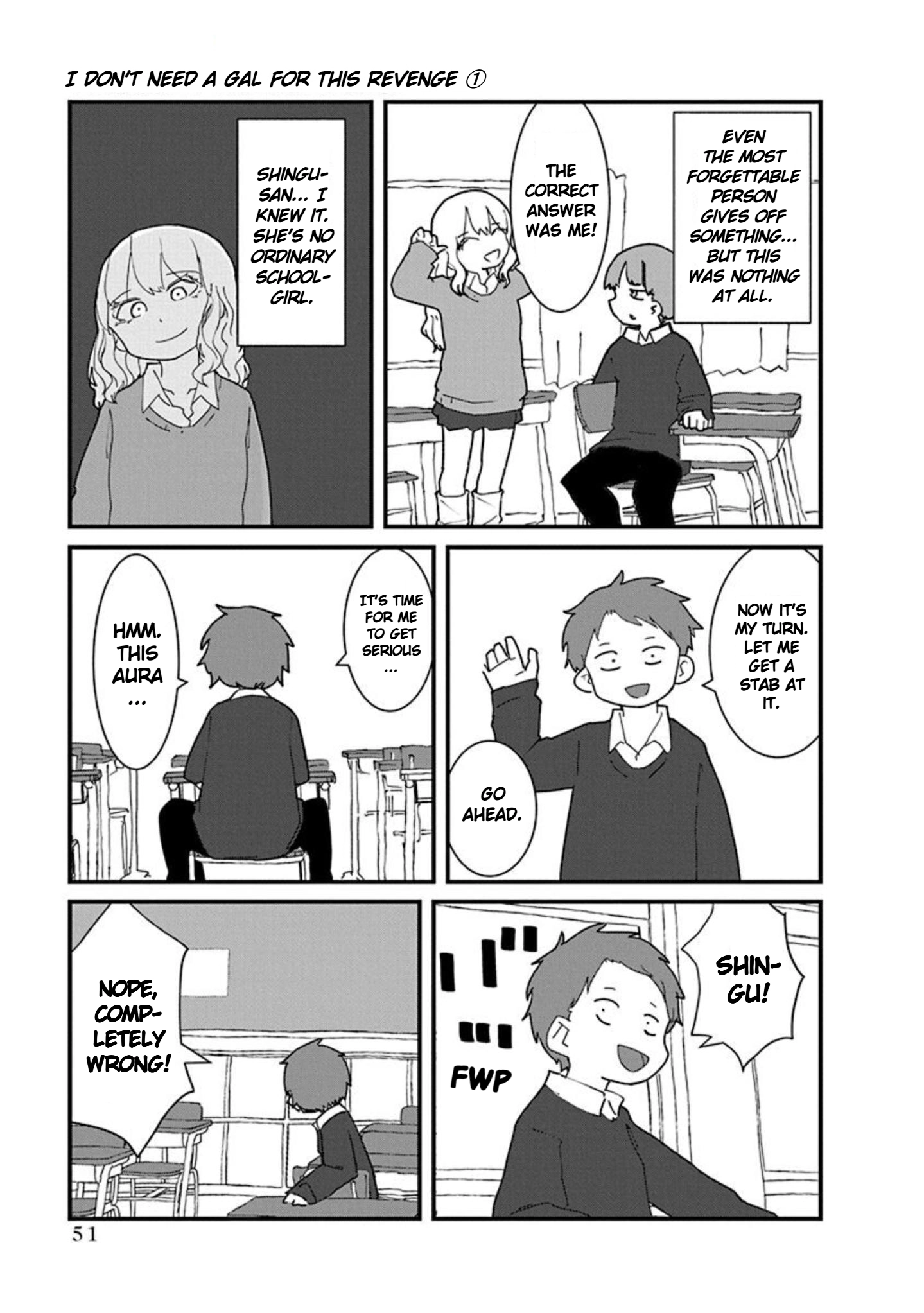Kono Fukushuu ni Gyaru wa Iranai Chapter 3 page 9 - 
