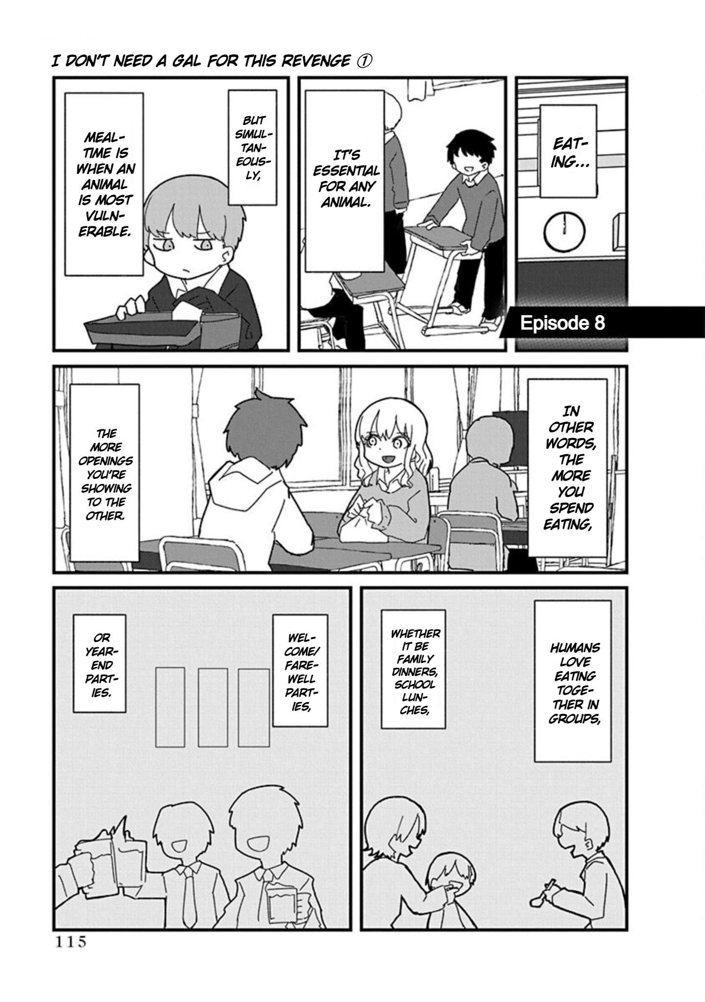 Kono Fukushuu ni Gyaru wa Iranai Chapter 8 page 1 - 