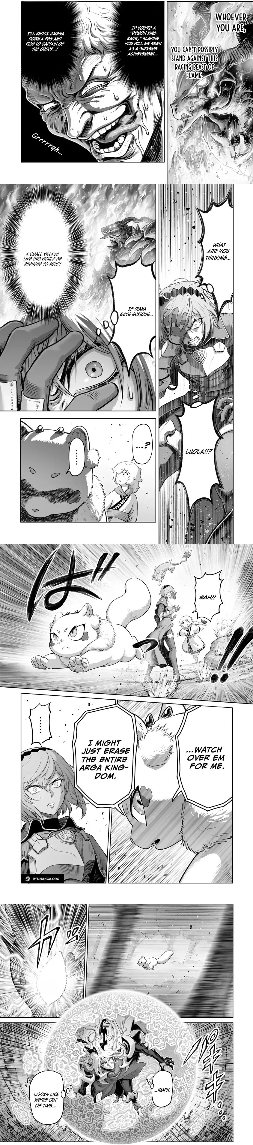 Kono Inu to Kitara Mago no Koto shika Kangaeteinai: Kensei Maou no Yarinokoshi Chapter 3.2 page 4 - 