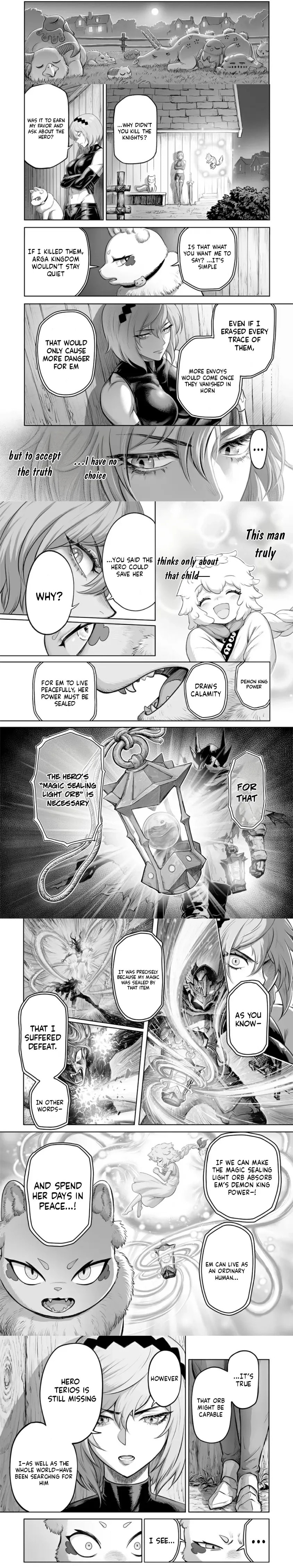 Kono Inu to Kitara Mago no Koto shika Kangaeteinai: Kensei Maou no Yarinokoshi Chapter 4.1 page 5 - 