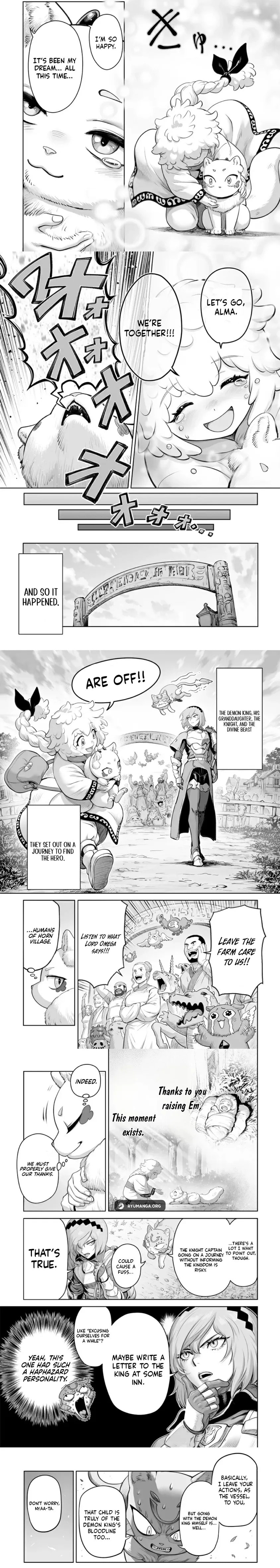 Kono Inu to Kitara Mago no Koto shika Kangaeteinai: Kensei Maou no Yarinokoshi Chapter 4.2 page 3 - 