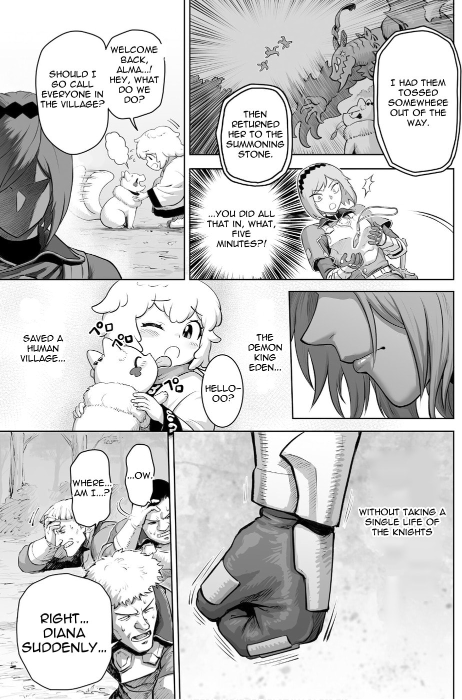 Kono Inu to Kitara Mago no Koto shika Kangaeteinai: Kensei Maou no Yarinokoshi Chapter 4 page 11 - 