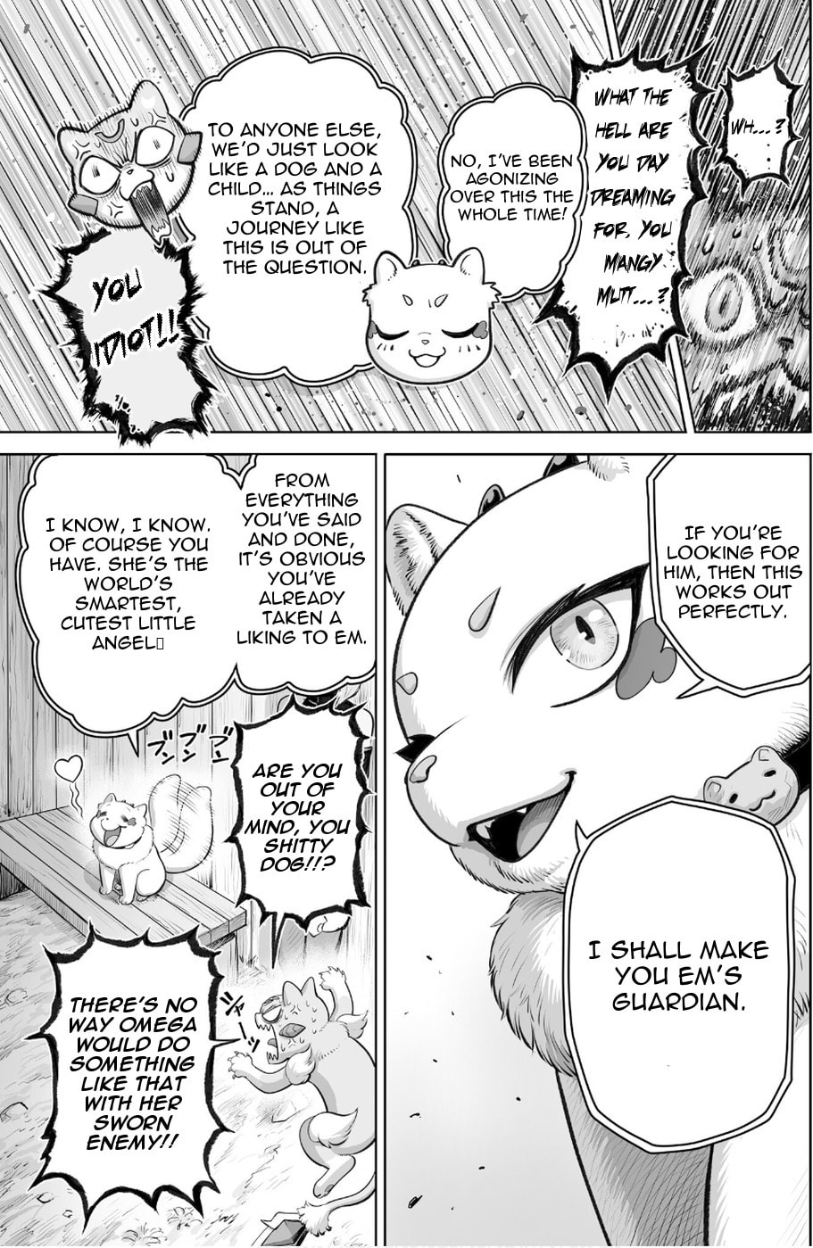 Kono Inu to Kitara Mago no Koto shika Kangaeteinai: Kensei Maou no Yarinokoshi Chapter 4 page 23 - 