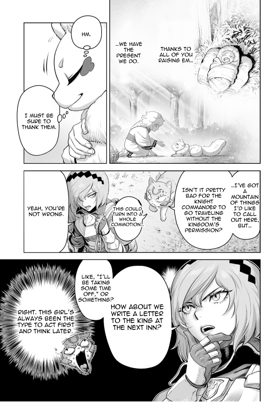Kono Inu to Kitara Mago no Koto shika Kangaeteinai: Kensei Maou no Yarinokoshi Chapter 4 page 33 - 