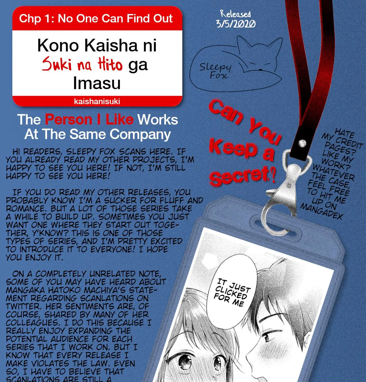Kono Kaisha ni Suki na Hito ga Imasu Chapter 1 page 47 - 