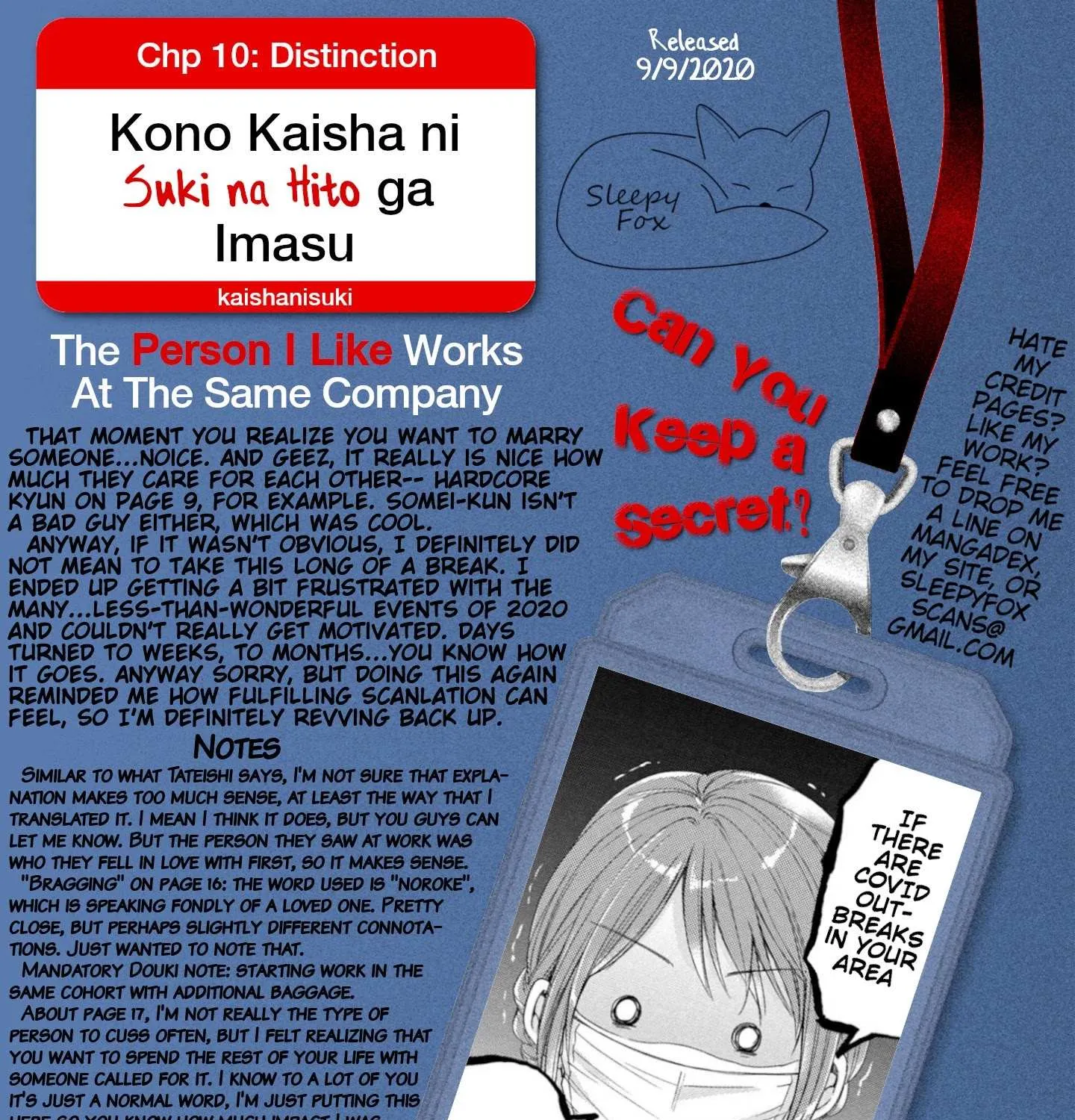 Kono Kaisha ni Suki na Hito ga Imasu Chapter 10 page 39 - 