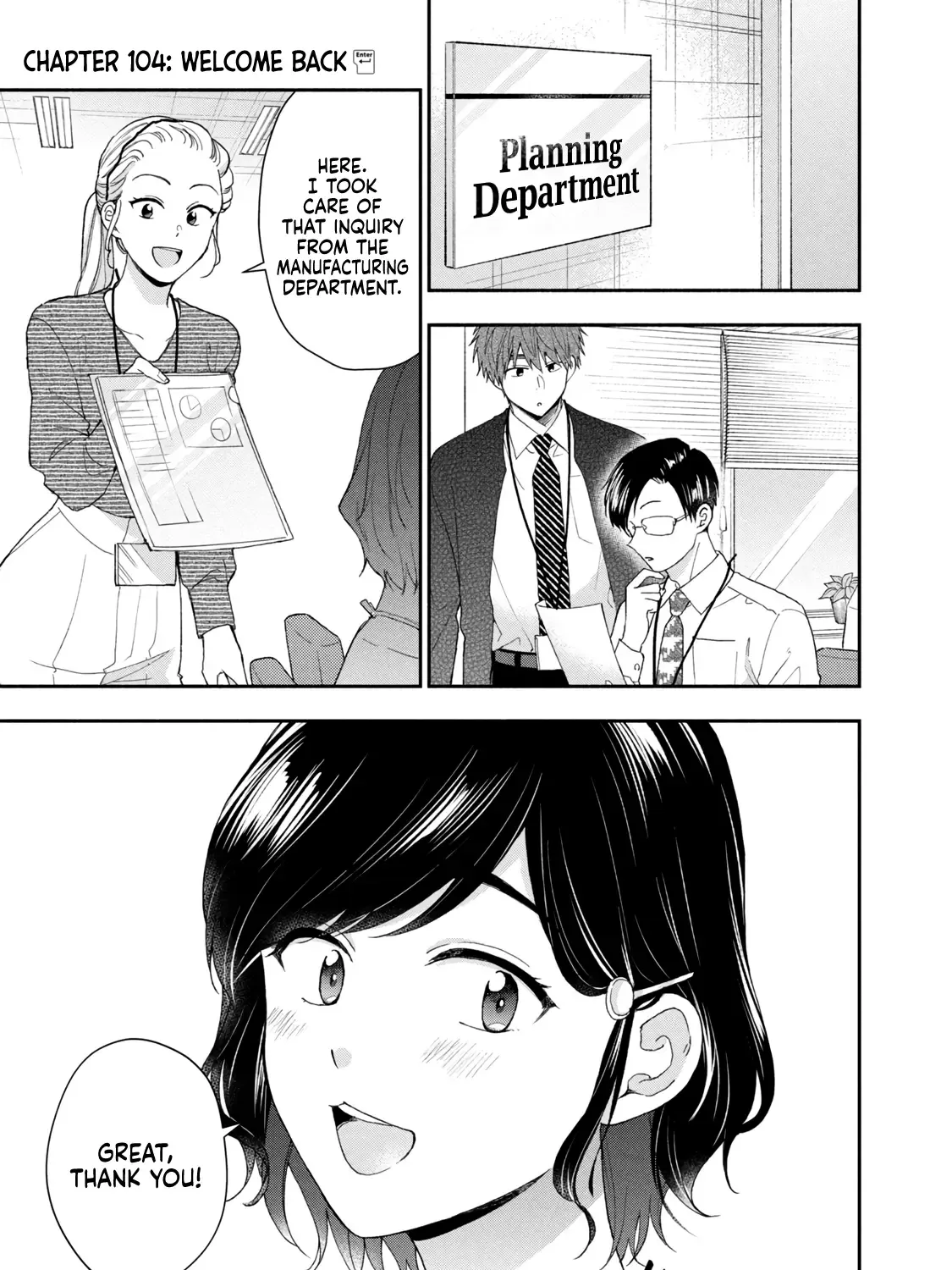 Kono Kaisha ni Suki na Hito ga Imasu Chapter 104 page 2 - 