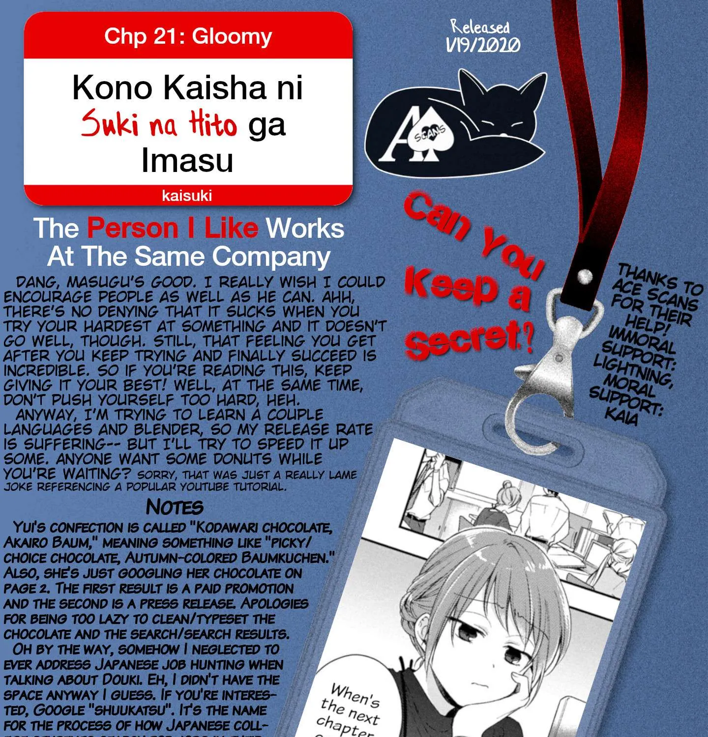 Kono Kaisha ni Suki na Hito ga Imasu Chapter 21 page 27 - 