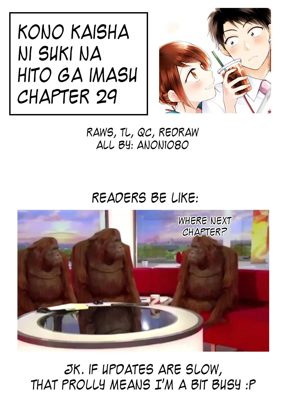 Kono Kaisha ni Suki na Hito ga Imasu Chapter 29 page 29 - 