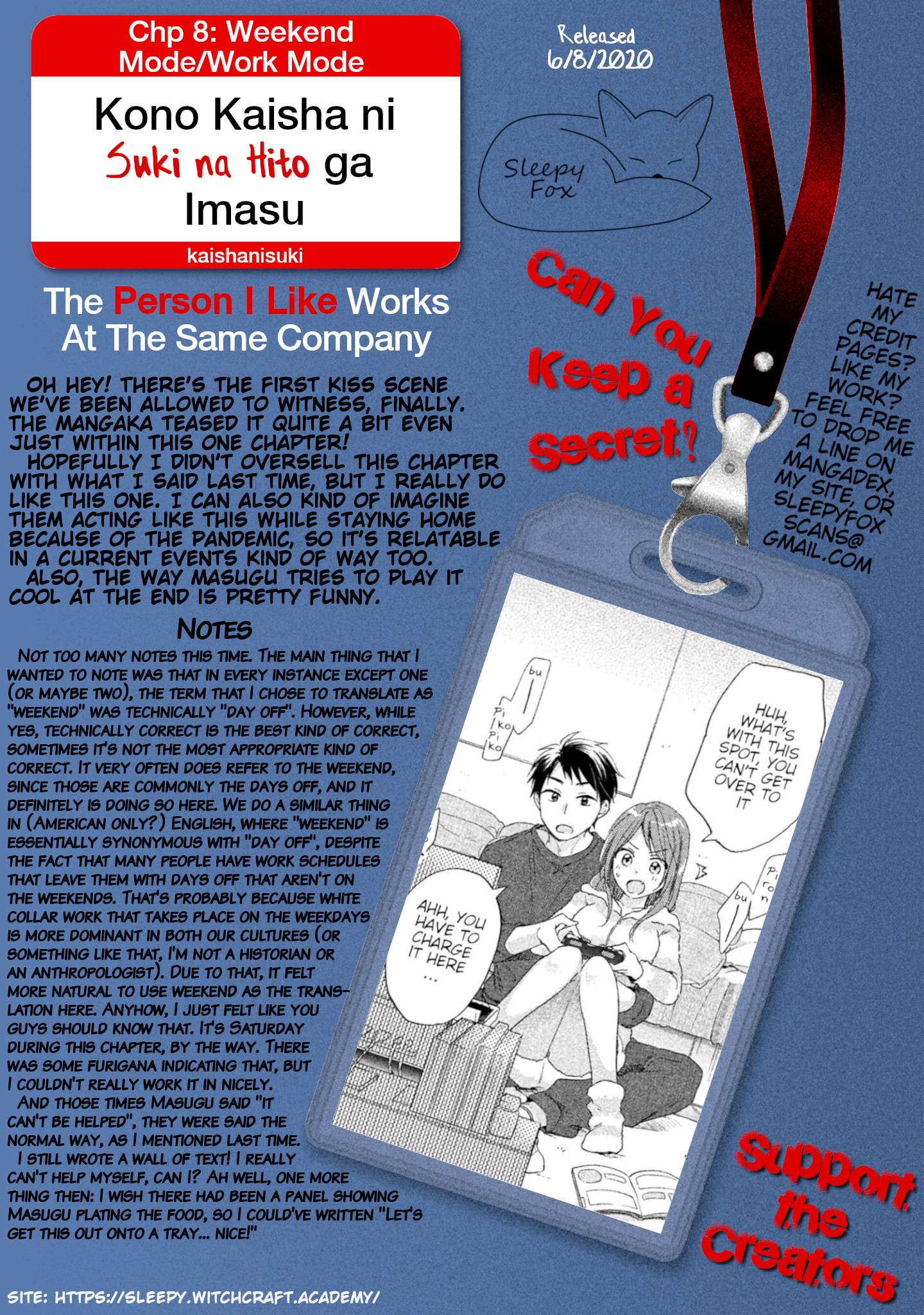 Kono Kaisha ni Suki na Hito ga Imasu Chapter 8 page 15 - 