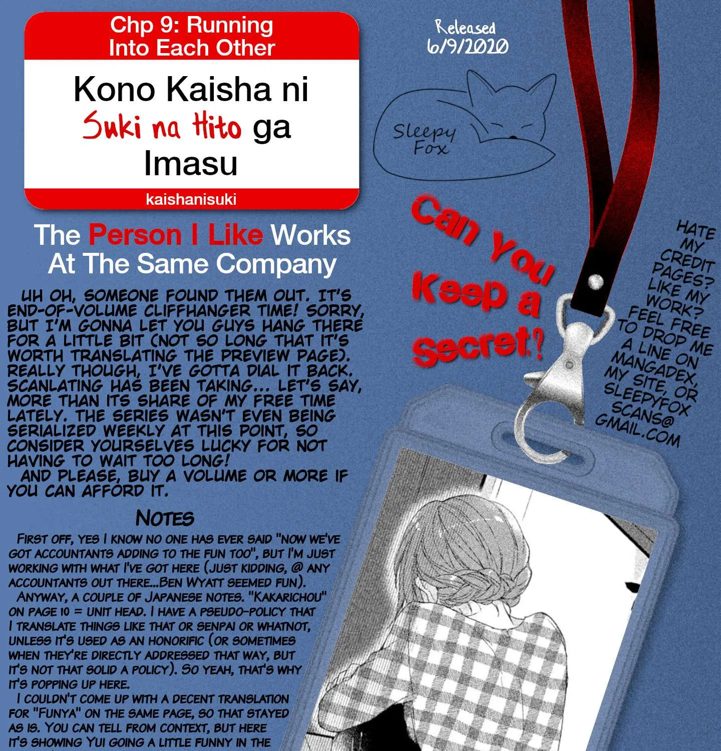 Kono Kaisha ni Suki na Hito ga Imasu Chapter 9 page 39 - 