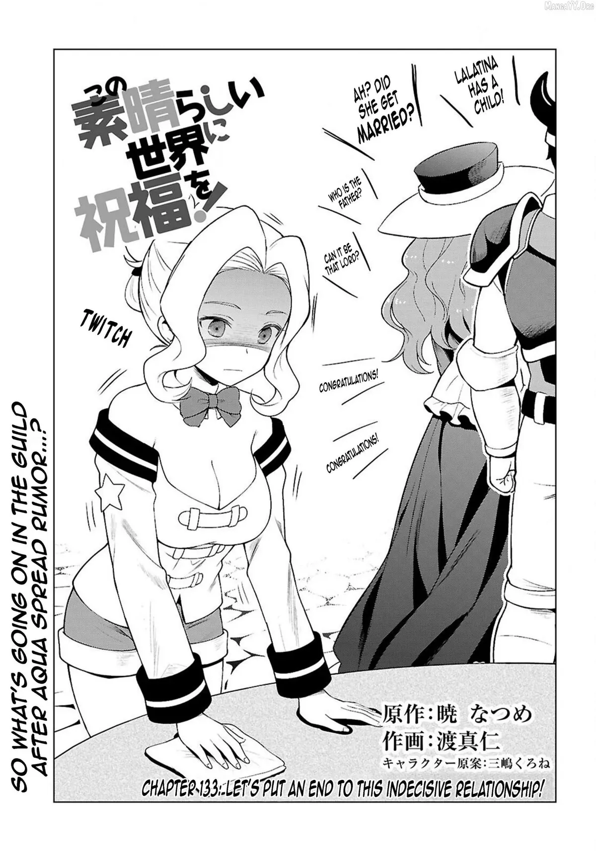 Kono Subarashii Sekai ni Shukufuku o! Chapter 133 page 1 - 