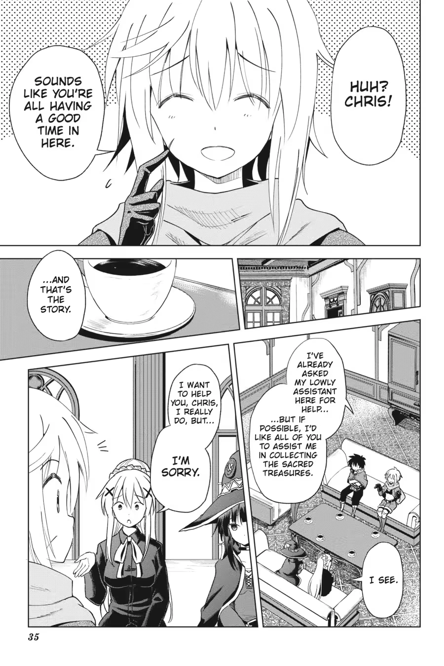 Kono Subarashii Sekai ni Shukufuku o! Chapter 14 page 37 - 