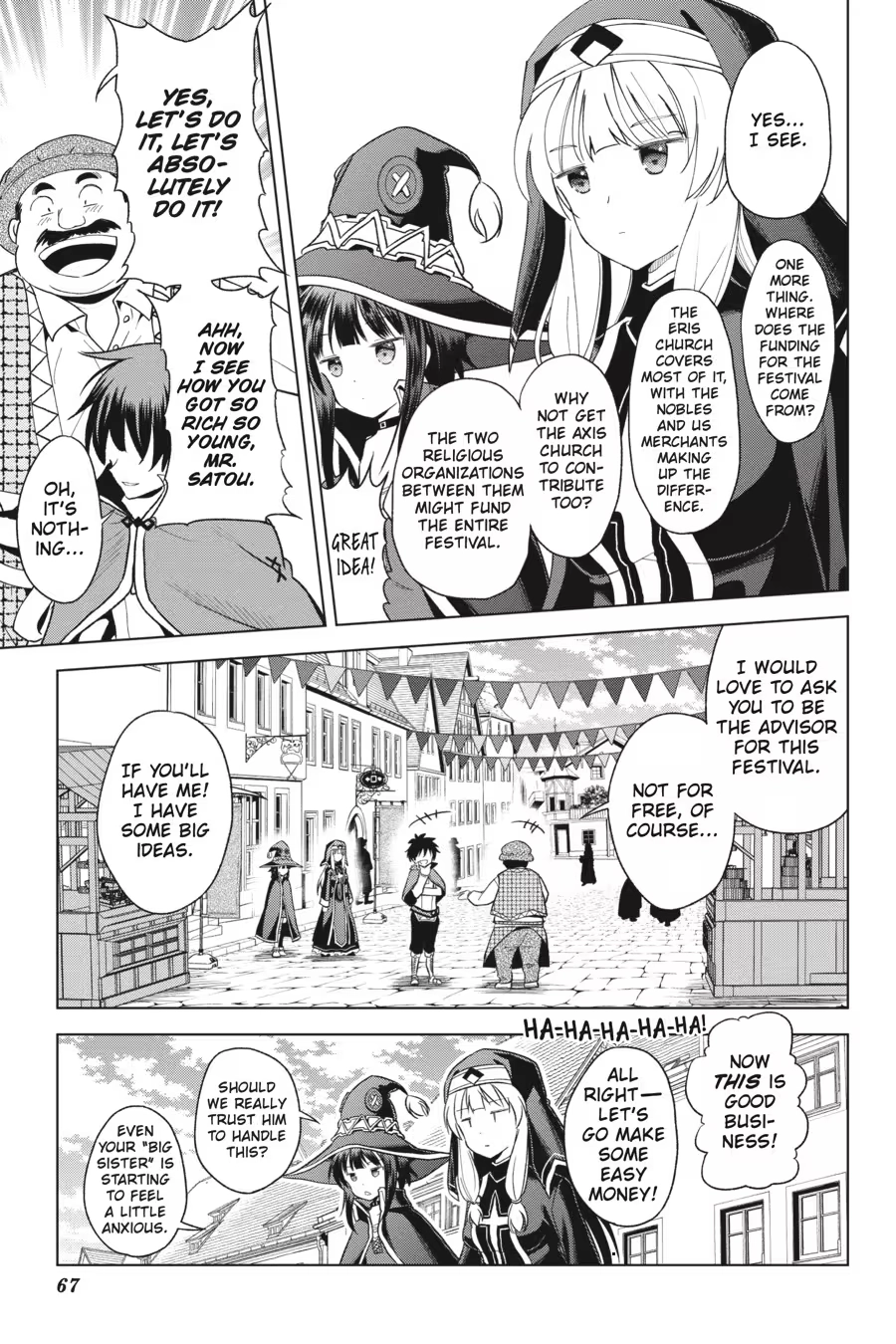 Kono Subarashii Sekai ni Shukufuku o! Chapter 14 page 69 - 
