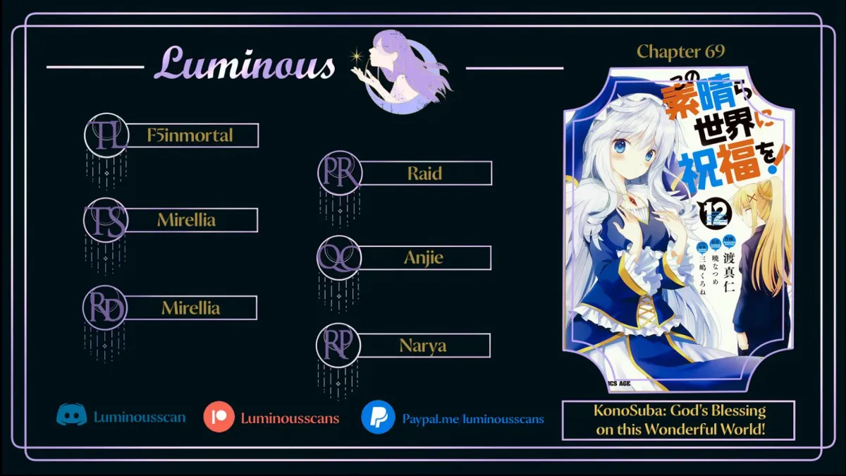 Kono Subarashii Sekai ni Shukufuku o! Chapter 69.1 page 38 - 