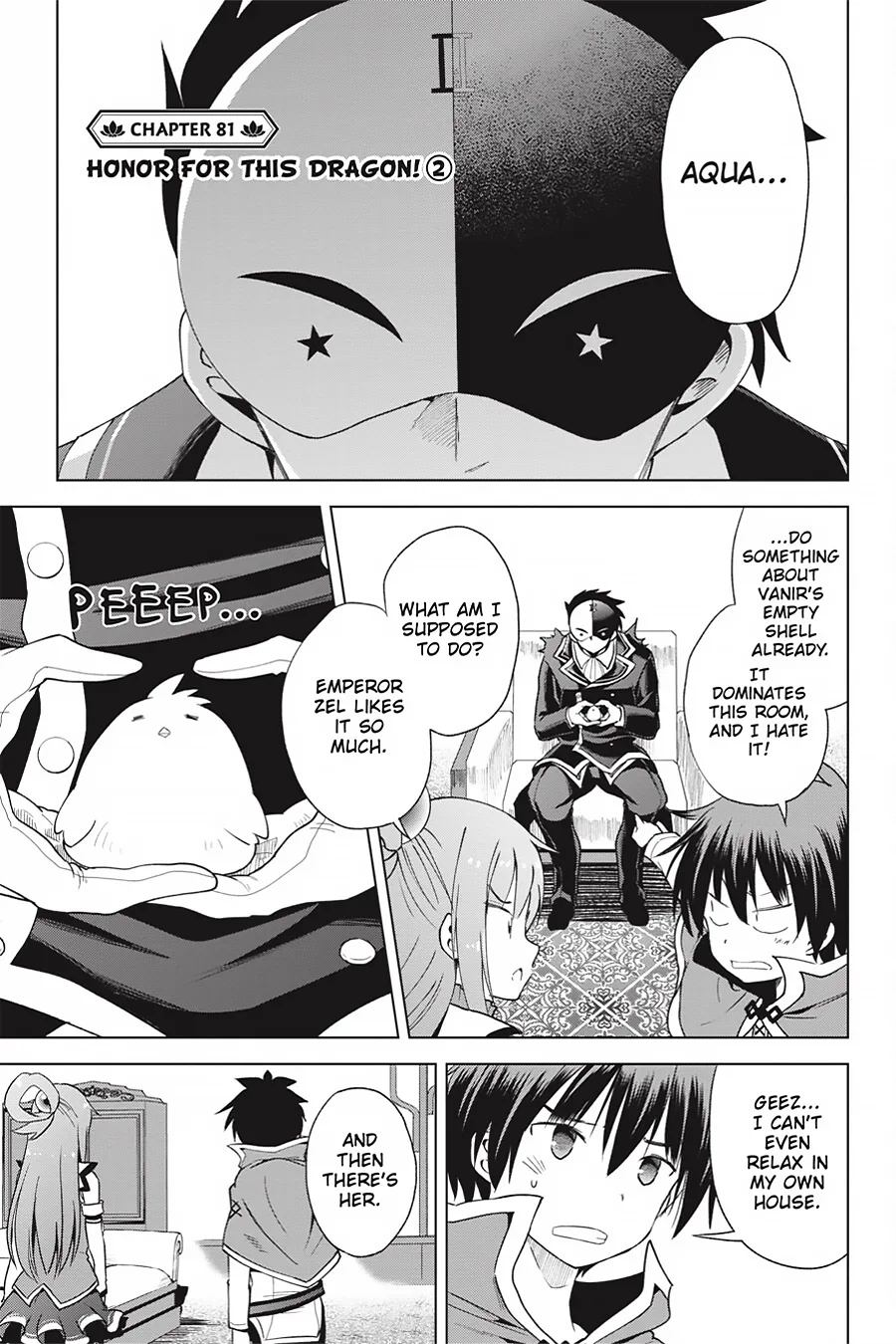 Kono Subarashii Sekai ni Shukufuku o! Chapter 81 page 1 - 